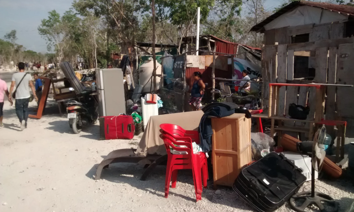 800 familias en peligro de desalojo en Playa del Carmen