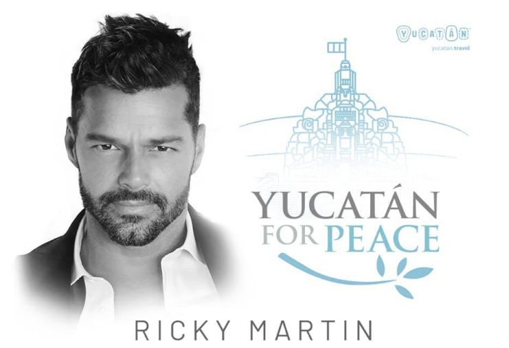 Ricky Martin dará concierto por la paz en Mérida