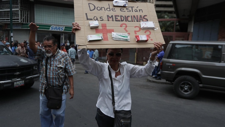 Protestas en Caracas (EFE)