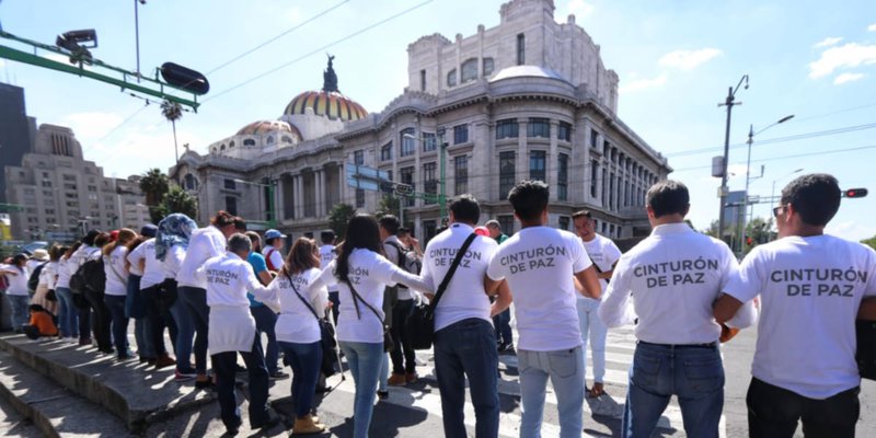 Agradece AMLO cordones de paz: evitaron violencia, hubo algunos hechos