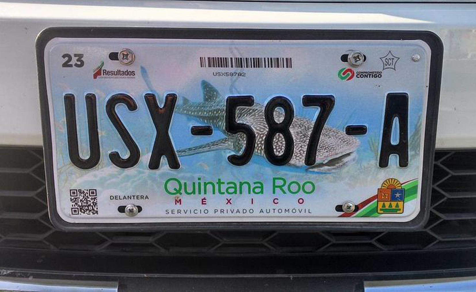 Quintana Roo prohíbe la circulación de vehículos con placas de otros estados