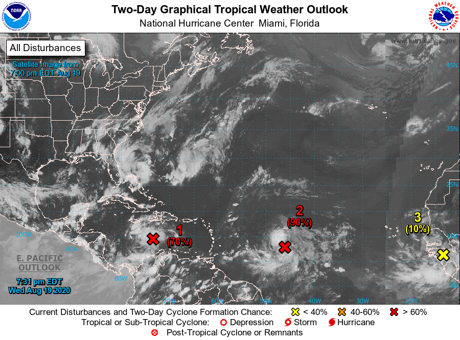 Emiten Alerta Verde sobre tormenta tropical en Quintana Roo