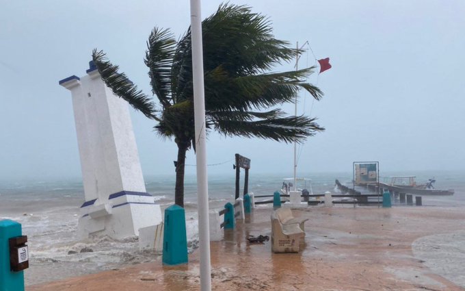 VIDEO: Tormenta Gamma destruye playas y deja varias perdidas al sur del país