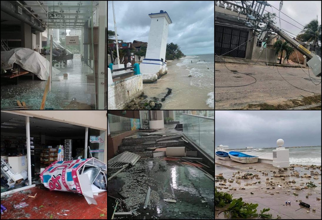 Reportan saldo blanco en Q. Roo tras paso de huracán delta
