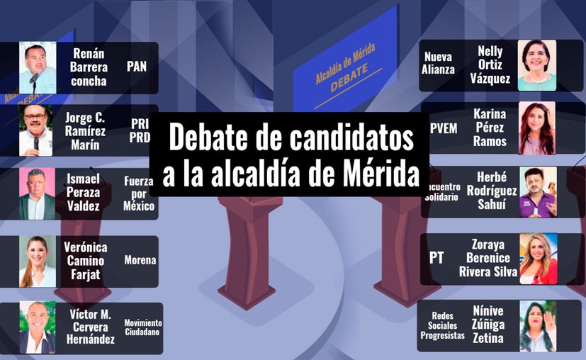 debate a la alcaldía Mérida