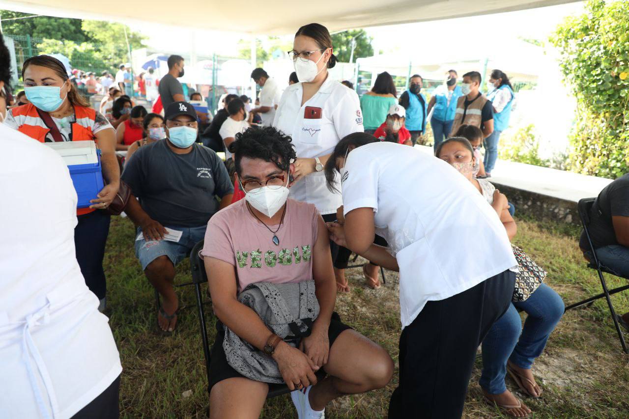 Yucatán continuará vacunación anticovid en jóvenes de 18 a 29 años de 27 municipios