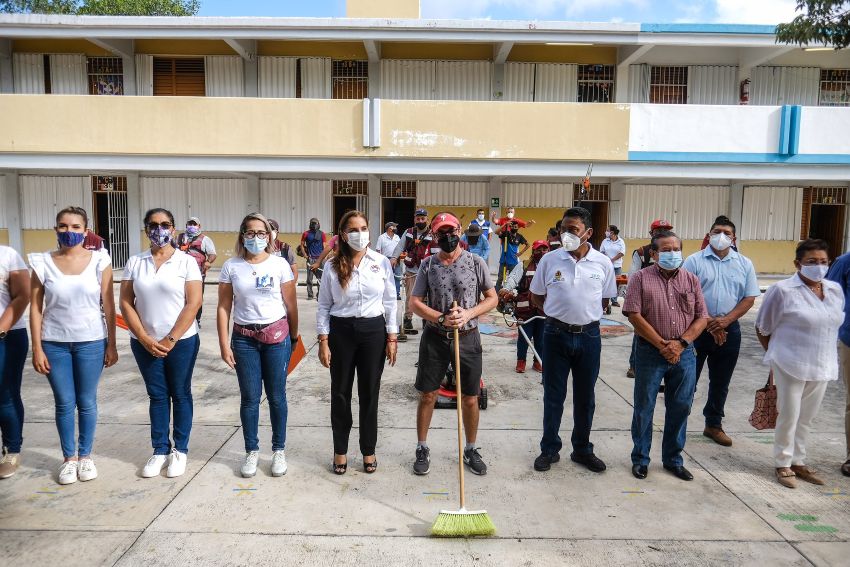 Avanzan las Jornadas de recuperación de aulas en escuelas en Quintana Roo