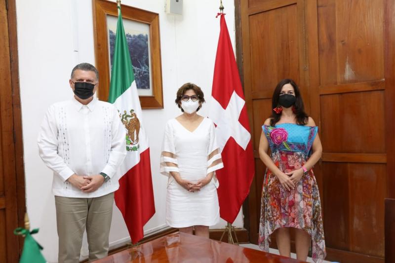 Suiza expresa interés en aumentar inversiones en Yucatán