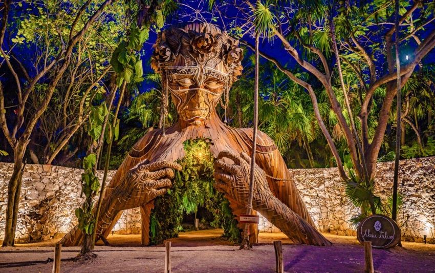 Escultura emblemática de Tulum será trasladada a otro lugar