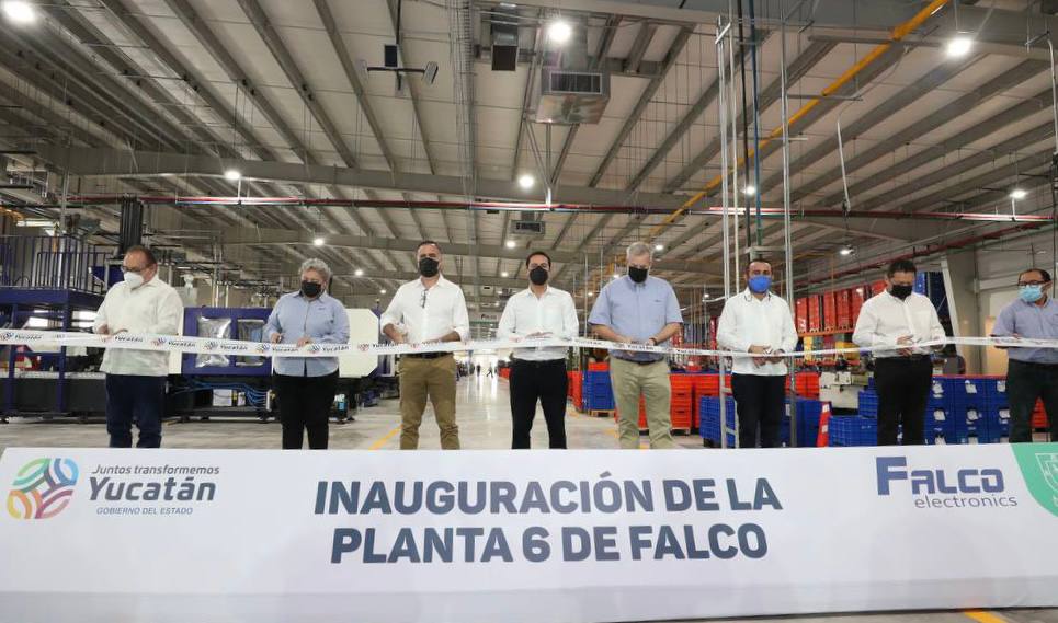 Inauguran nueva planta de Falco Electronics en Umán, Yucatán