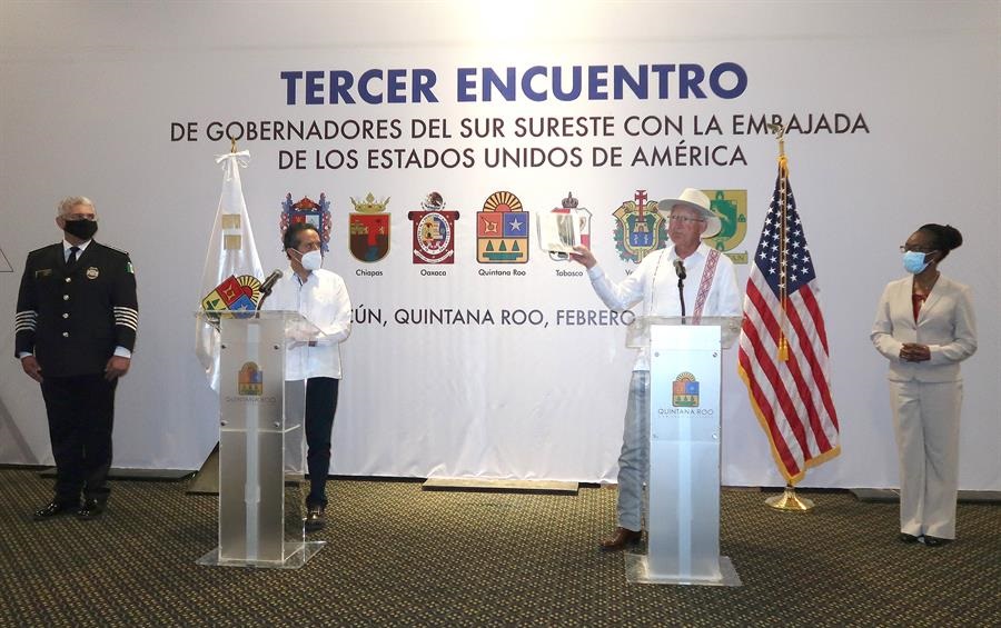 Embajador de EU reconoce la estrategia de seguridad de Quintana Roo