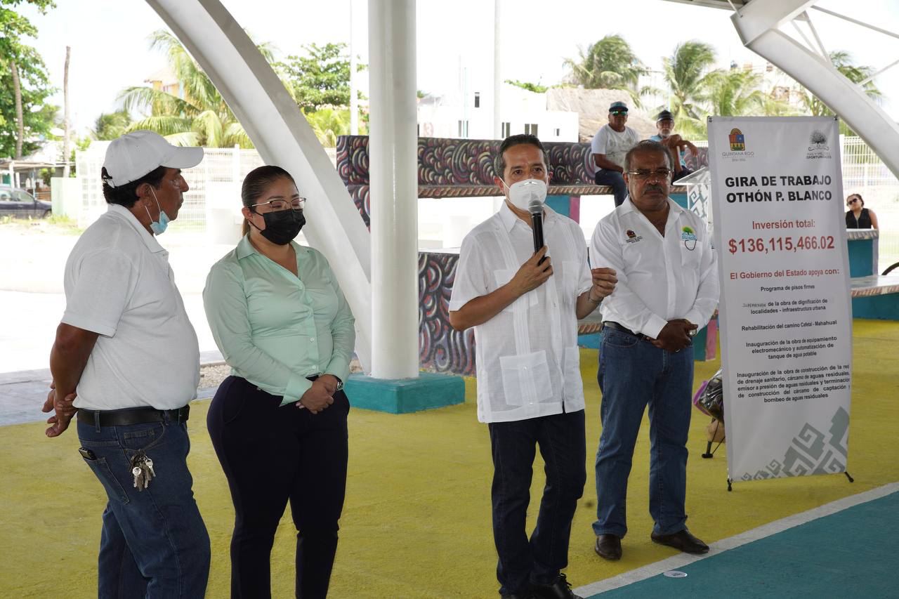 Carlos Joaquín entrega obra pública por más de 136 millones en Mahahual