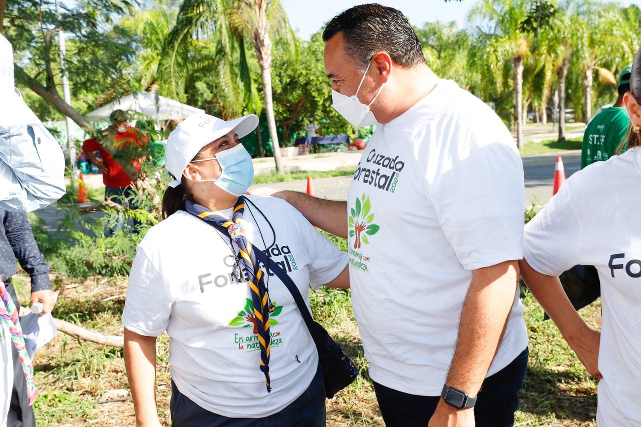 Cruzada Forestal 2022 cumplirá con meta de árboles plantados en Mérida