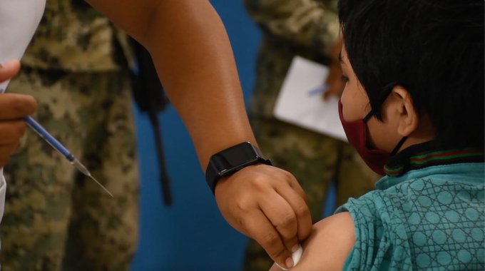 Van 67 mil 978 menores de 5 a 11 años vacunados contra la Covid-19 en Quintana Roo