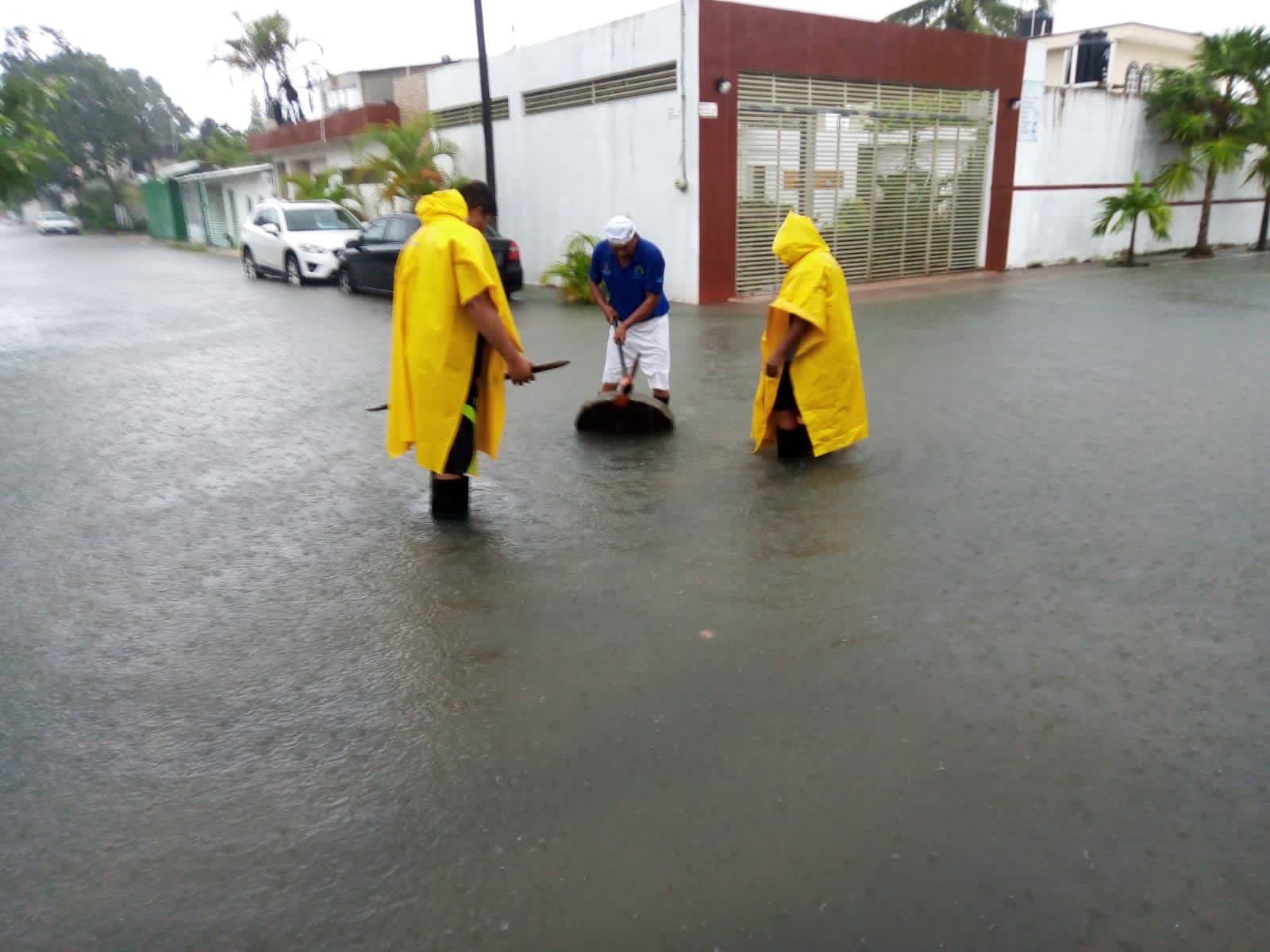 CAPA activa operativo de atención en Chetumal ante las lluvias de la onda tropical número 23