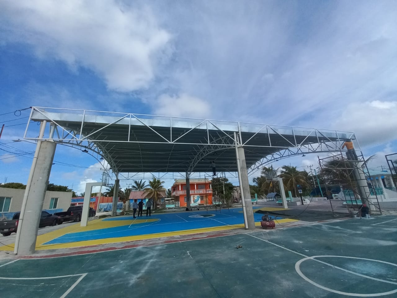 Mejoran la infraestructura urbana de Xcalak, en Othón P. Blanco
