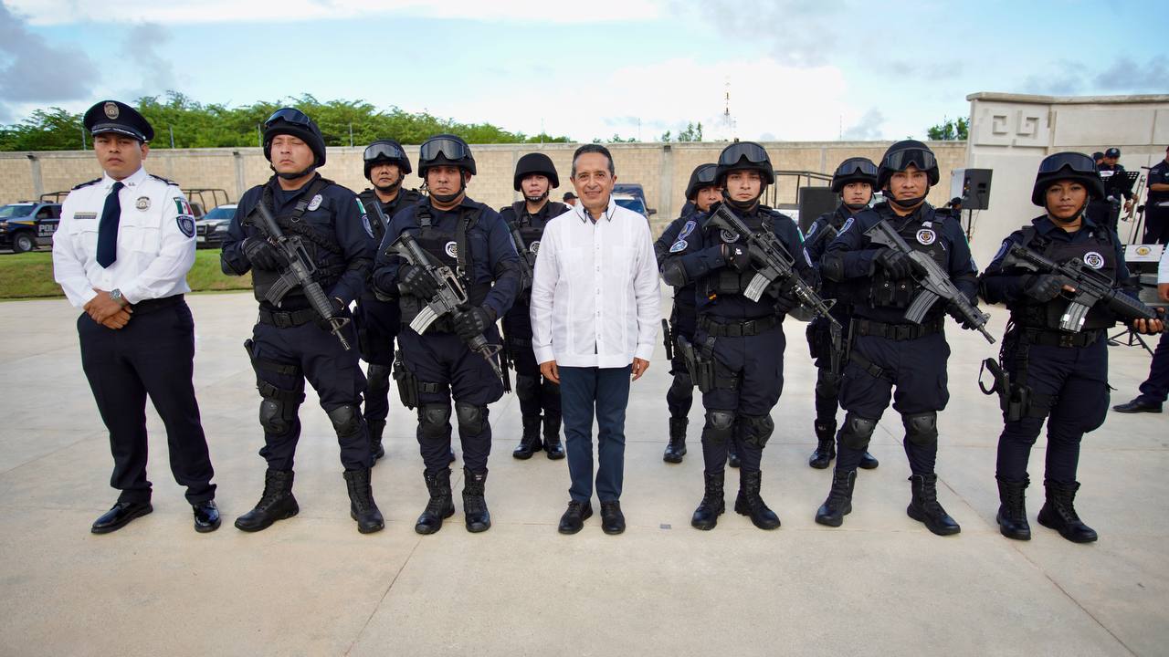 Carlos Joaquín detallo lo hecho por la Policía de Quintana Roo durante su gestión