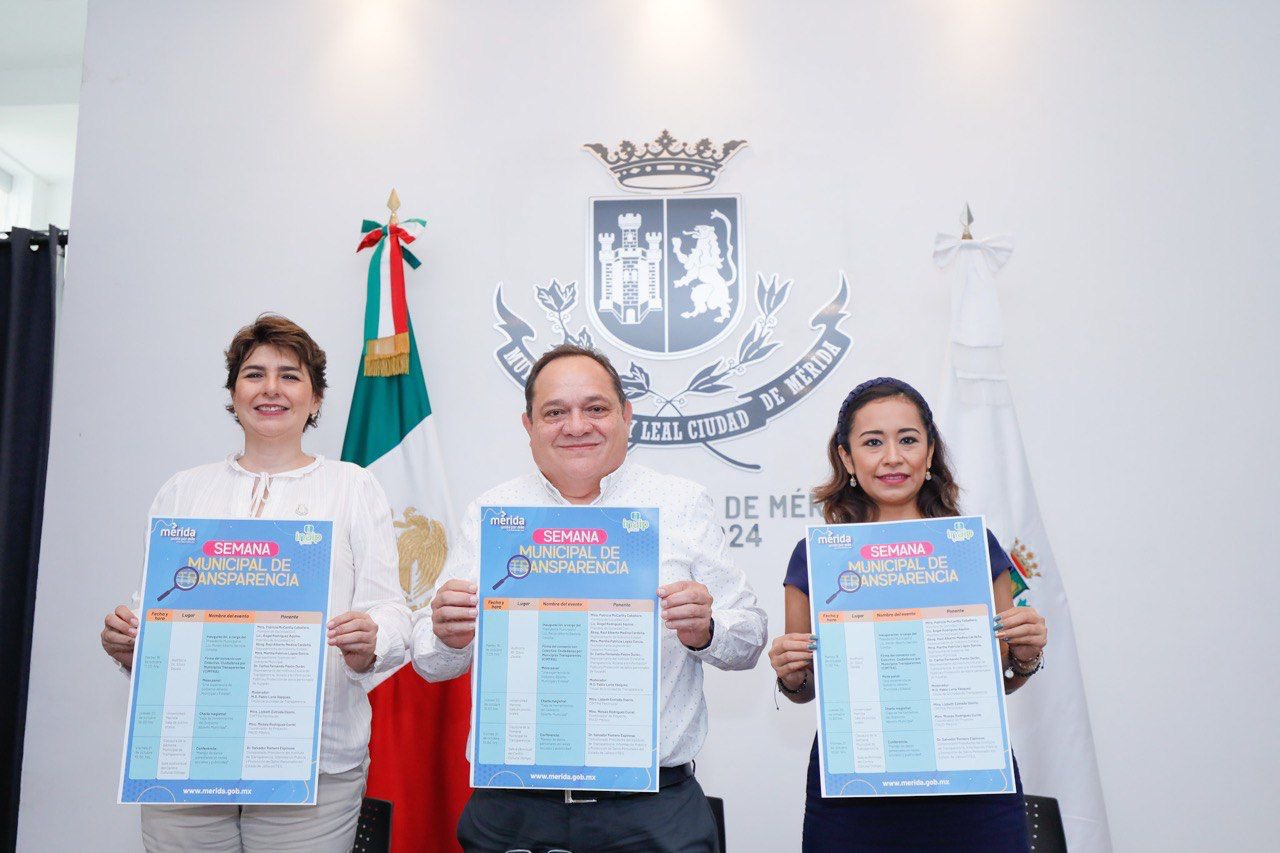 Anuncia la cuarta edición de la Semana de la Transparencia en Mérida