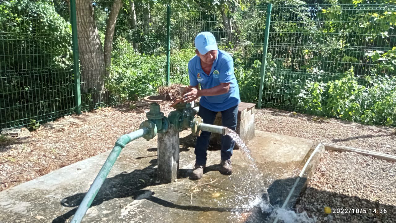 CAPA reactiva el bombeo de agua potable en la comunidad de Quintana, en Lázaro Cárdenas