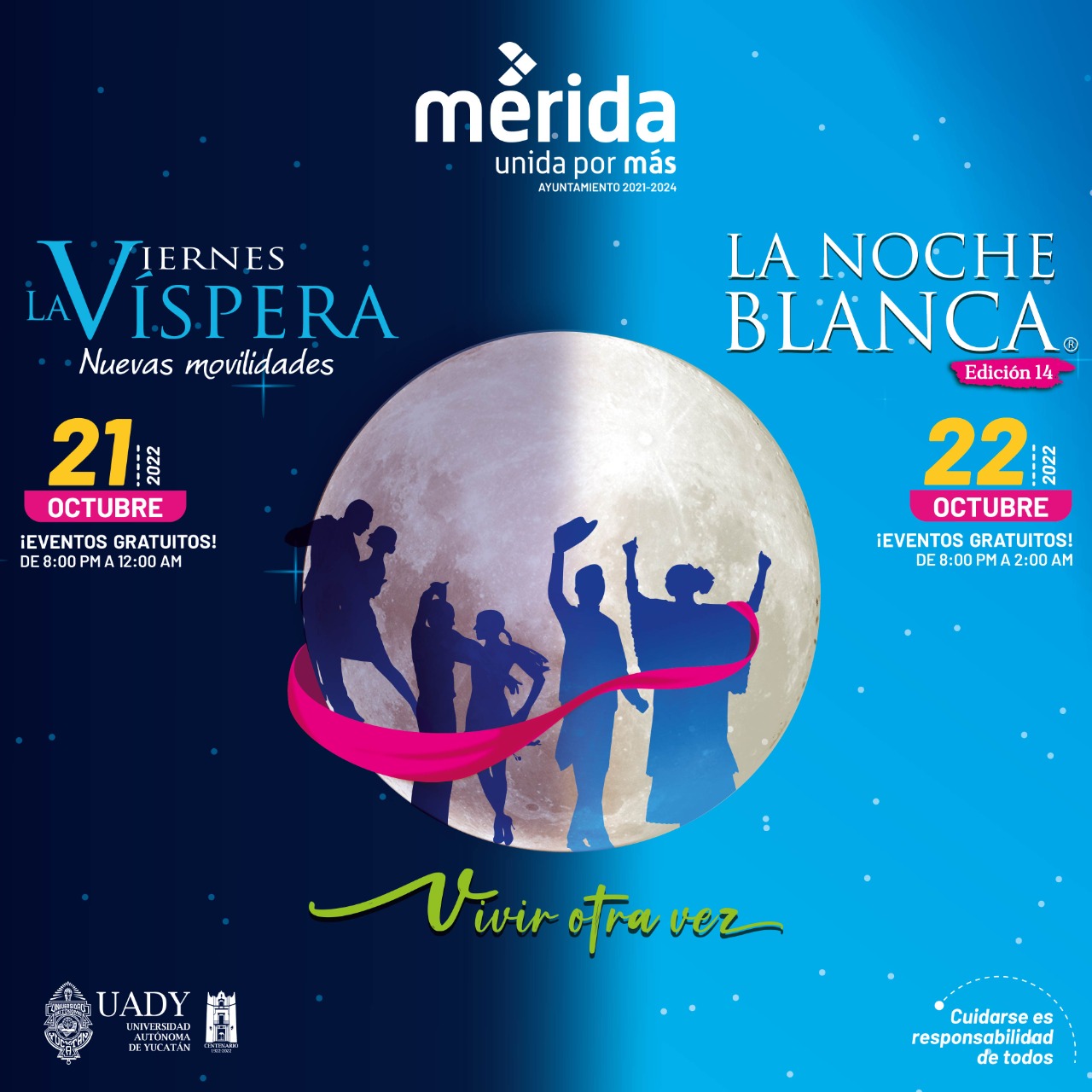 Mérida, lista para la Noche Blanca y su Víspera