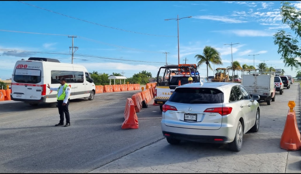 Arranca nuevo tramo de rehabilitación del bulevar Colosio en Cancún