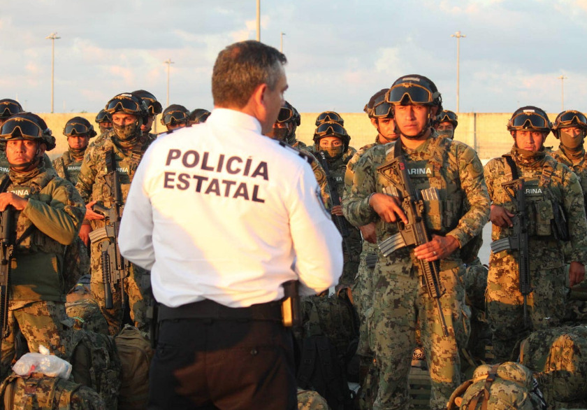 Elementos de la Marina llegan a Quintana Roo para reforzar las labores de seguridad