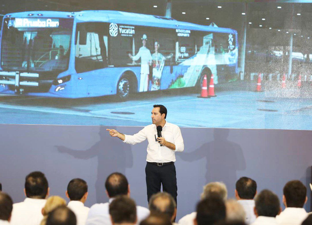 Integrarán 350 nuevos autobuses al transporte público de Yucatán