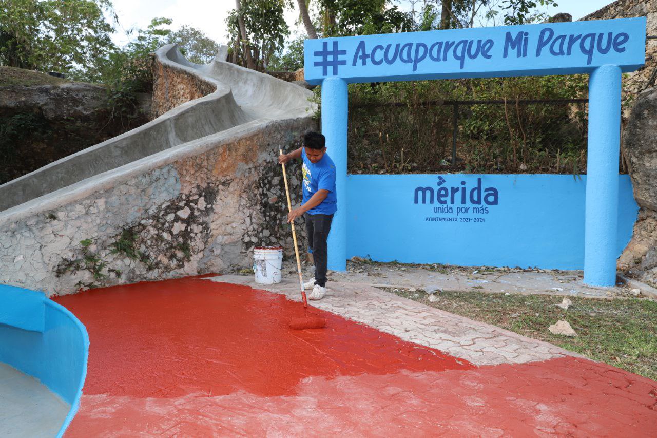 Rehabilitan el Acuaparque de Mérida
