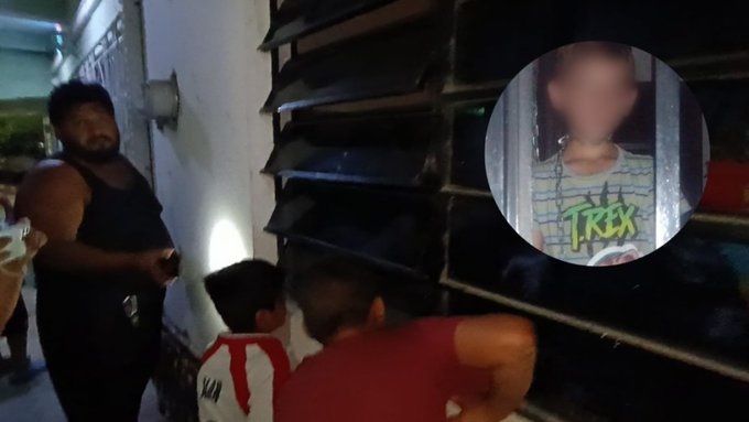Rescatan a niño encadenado al interior de su casa en Tabasco; no tenía comida ni agua