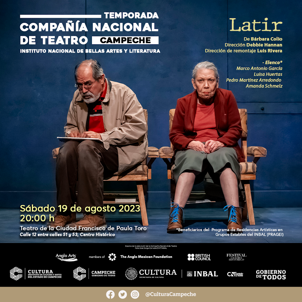 La Compañía Nacional de Teatro de Bellas Artes y Literatura llega este fin de semana a Campeche
