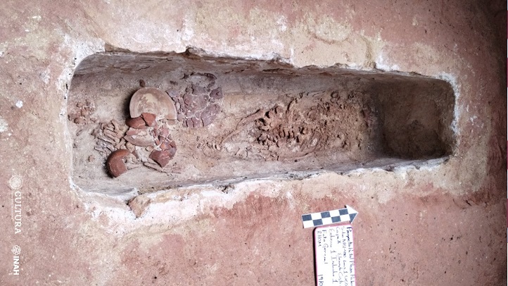 Descubren entierro humano en la construcción del Hotel Tren Maya en Palenque