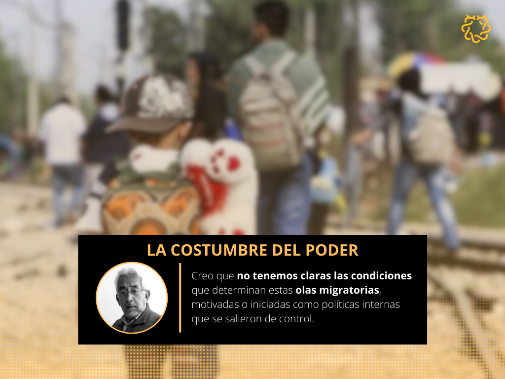 LA COSTUMBRE DEL PODER: Desterrado, migrante, refugiado o perseguido político II/V