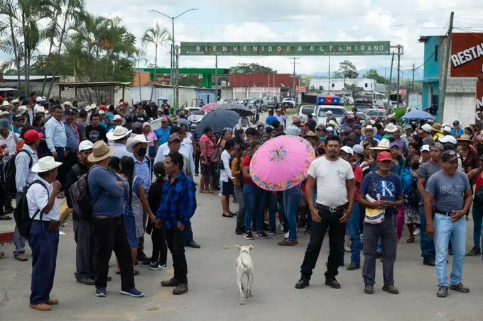 Secuestran a 60 ejidatarios de Altamirano, Chiapas
