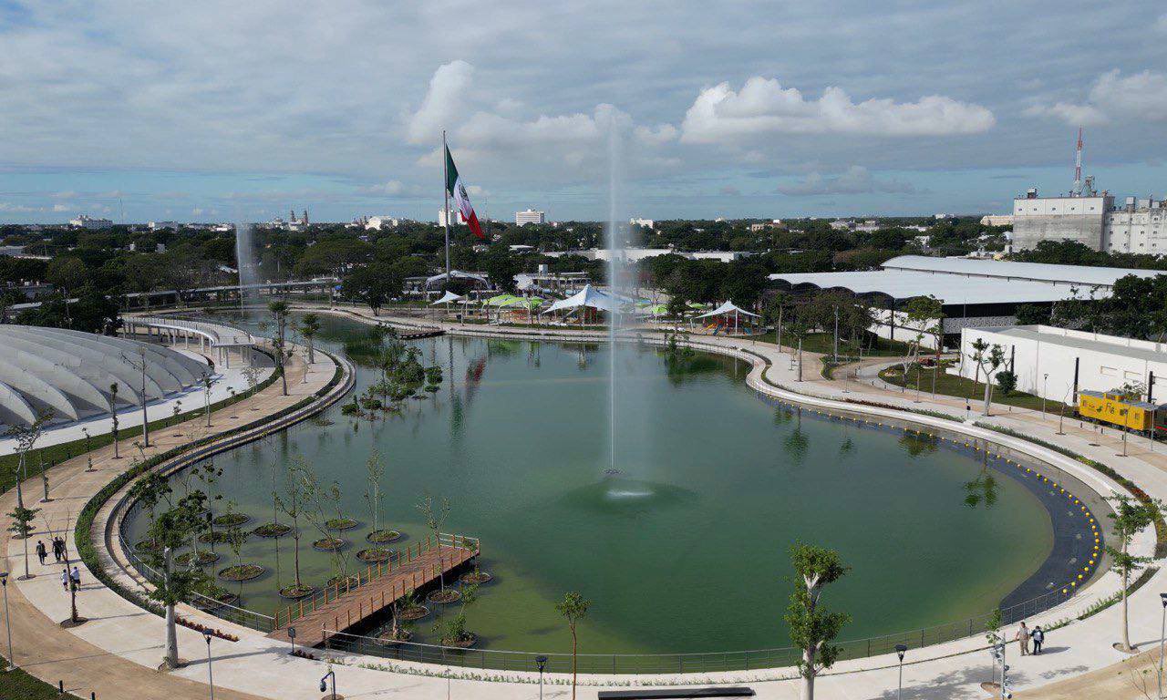 Inauguran el Gran Parque "La Plancha" en Mérida