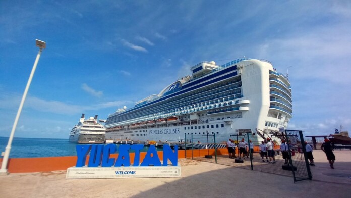Continúa la recuperación del turismo de cruceros en Yucatán