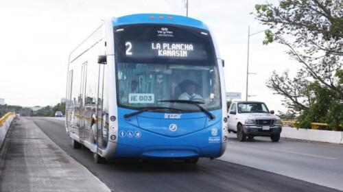 Inicia operaciones la ruta "Mejorada- La Plancha-Kanasín" del Ie-tram
