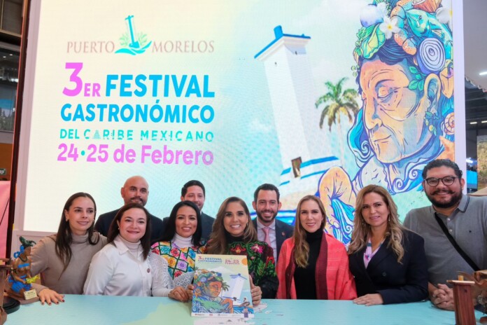 Mara Lezama presenta el 3er Festival Gastronómico del Caribe Mexicano en la FITUR 2024