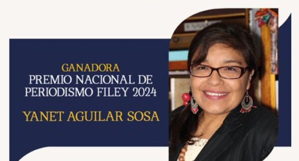 Yanet Aguilar Sosa, Premio Nacional de Periodismo FILEY 2024