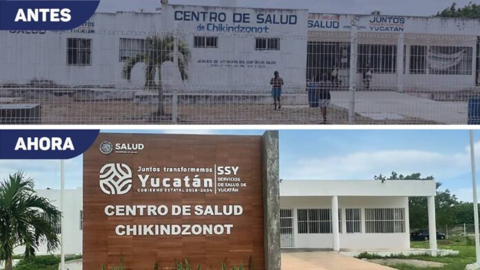 Continúan la modernización de los Centros de Salud en Yucatán