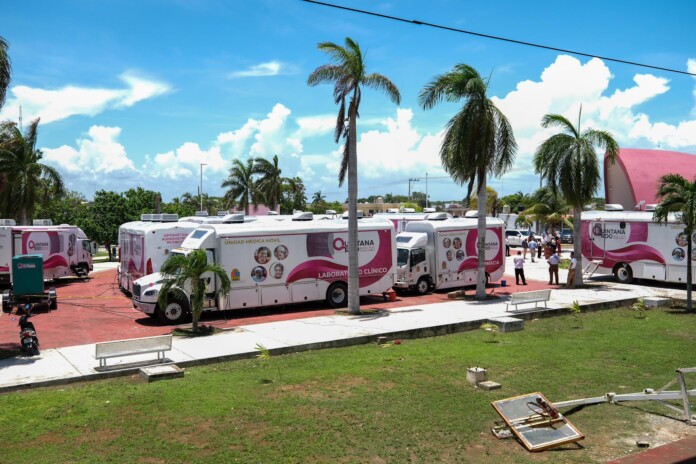 Mara Lezama visita las ‘Caravanas de Salud‘ en Chetumal