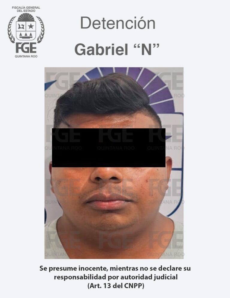 FGE arresta a policía municipal por abuso sexual en Benito Juárez