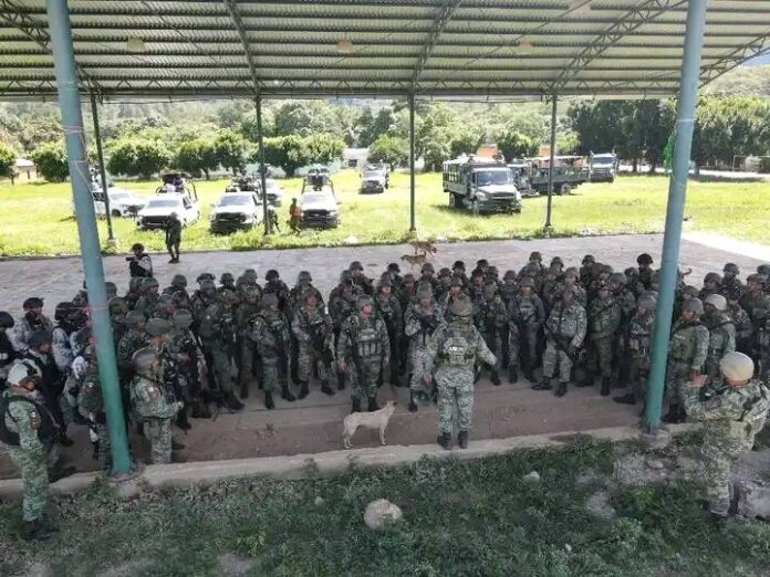 Ejército y Guardia Nacional entran a Chicomuselo, Chiapas