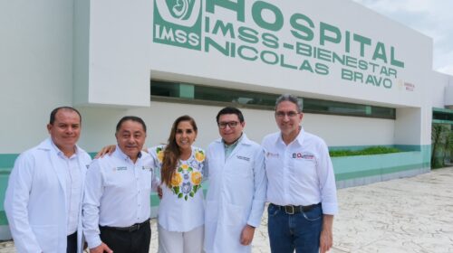 Mara Lezama supervisa hospital IMSS-Bienestar en Nicolás Bravo