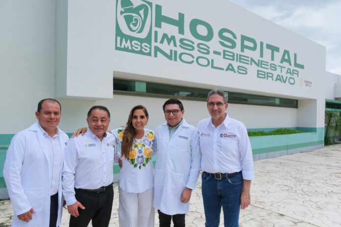 Mara Lezama supervisa hospital IMSS-Bienestar en Nicolás Bravo