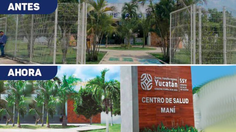 Mauricio Vila entrega el remodelado centro de salud de Maní
