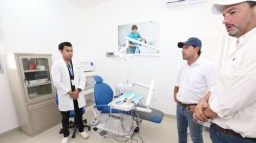 Mauricio Vila entrega trabajos de remodelación del centro de salud de Nohbec, en Dzucacab