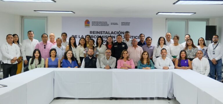 Reinstalan Subcomisión de Justicia para Adolescentes del Estado de Quintana Roo
