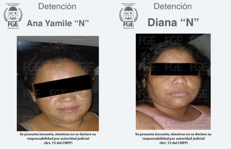 Arrestan a dos mujeres por trata de personas en Benito Juárez
