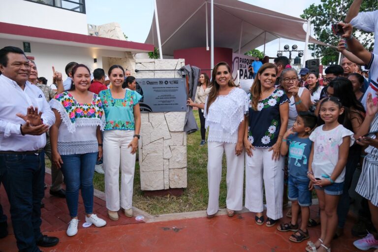 Inauguran Primer Parque Cultural Urbano de la Paz en Cancún