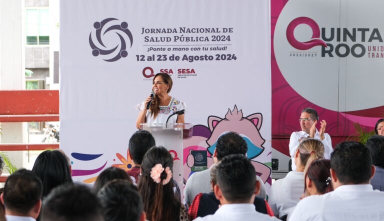 Mara Lezama promueve Jornada Nacional de Salud Pública 2024